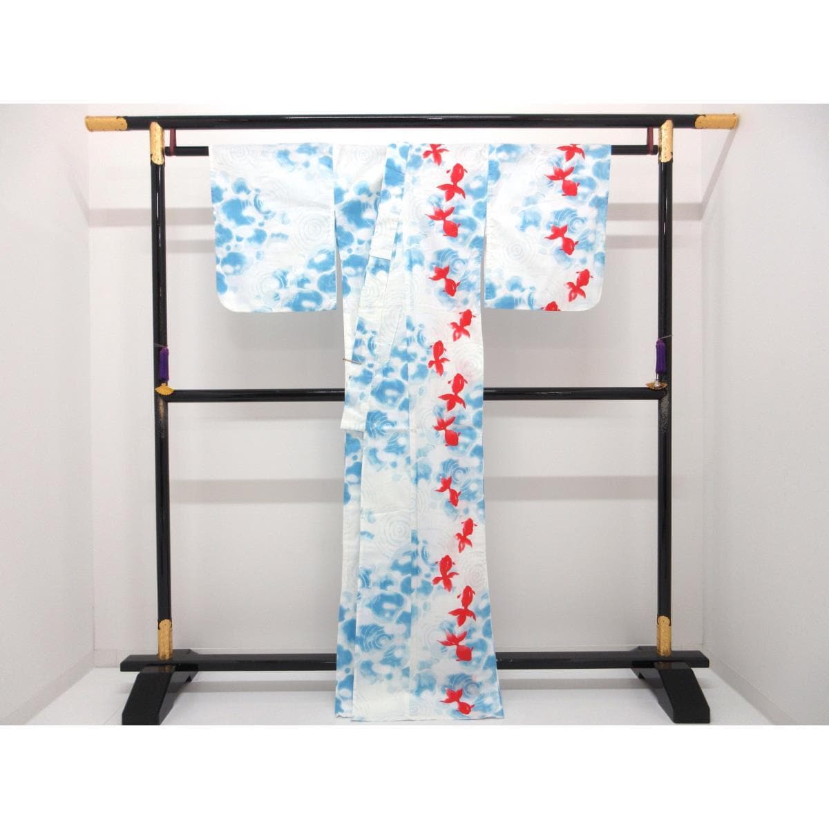 【新品】女ゆかた　片身替わり　トールサイズ