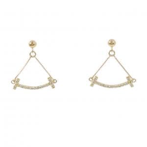 K18YG ダイヤモンド ピアス