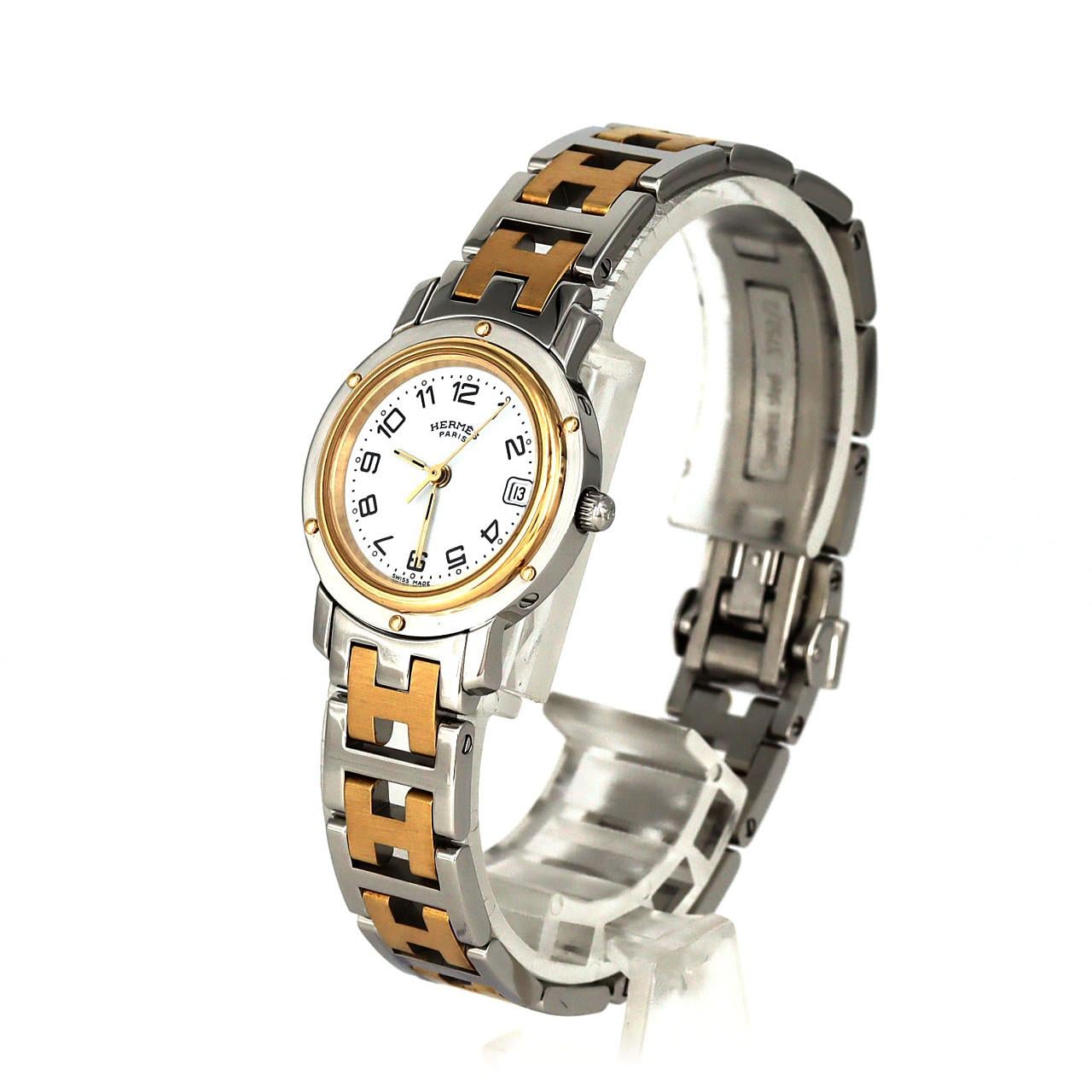 エルメス クリッパー コンビ CL4.220 SSxGP クォーツ