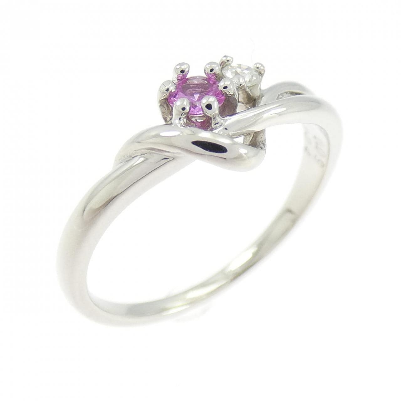 PT900 サファイヤ リング 0.09CT