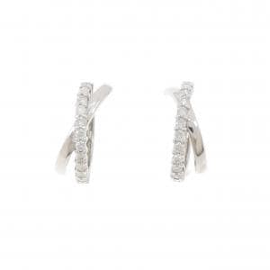 PT900 ダイヤモンド ピアス 0.30CT