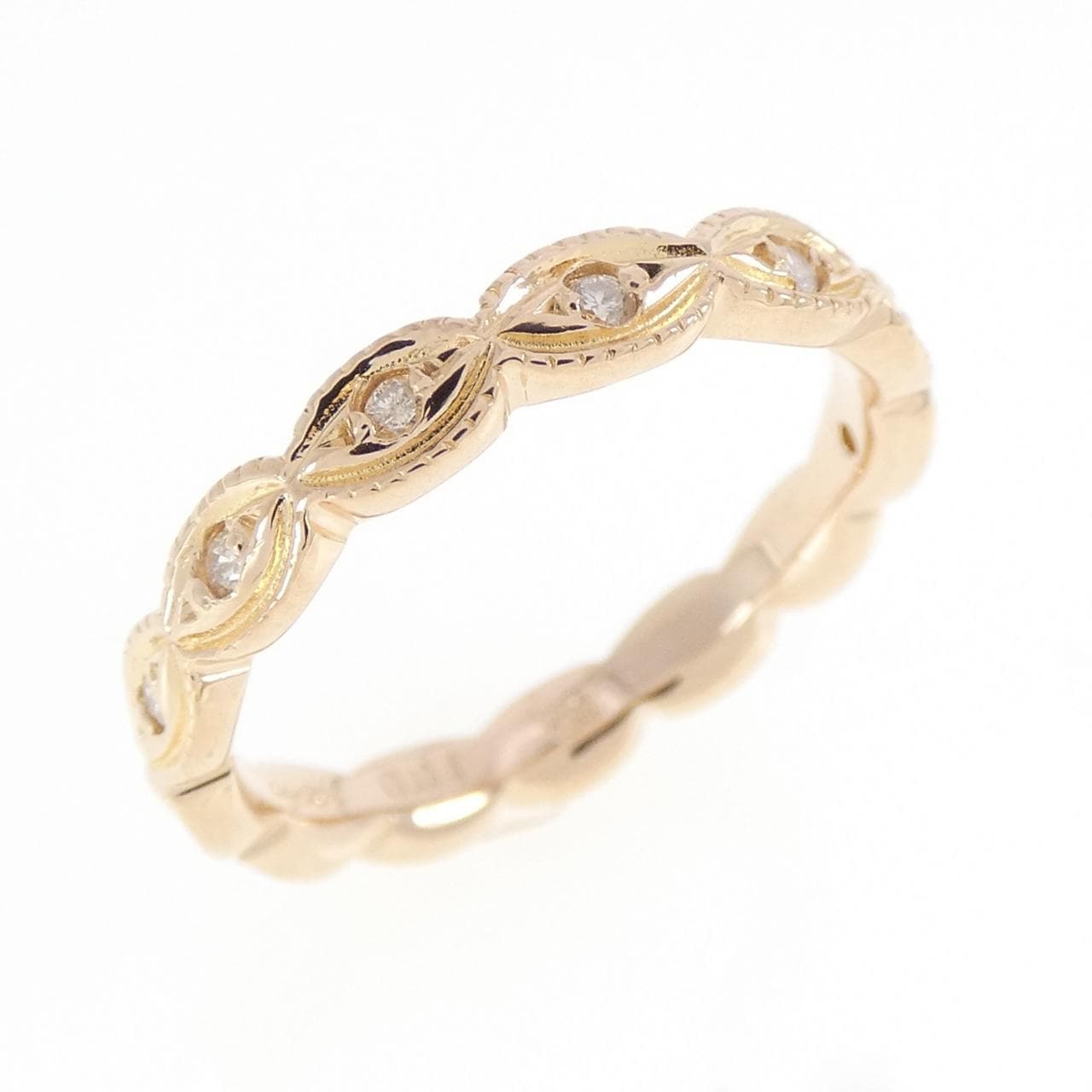 アガット ダイヤモンド リング 0.07CT