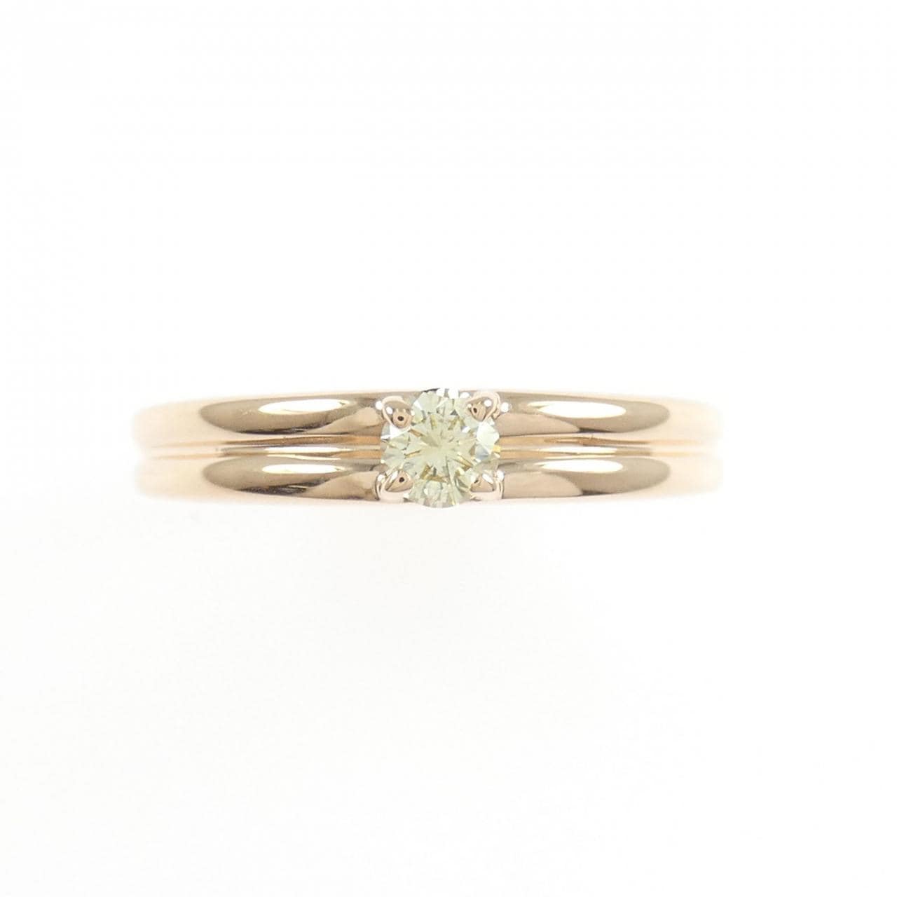 K10PG ダイヤモンド リング 0.12CT