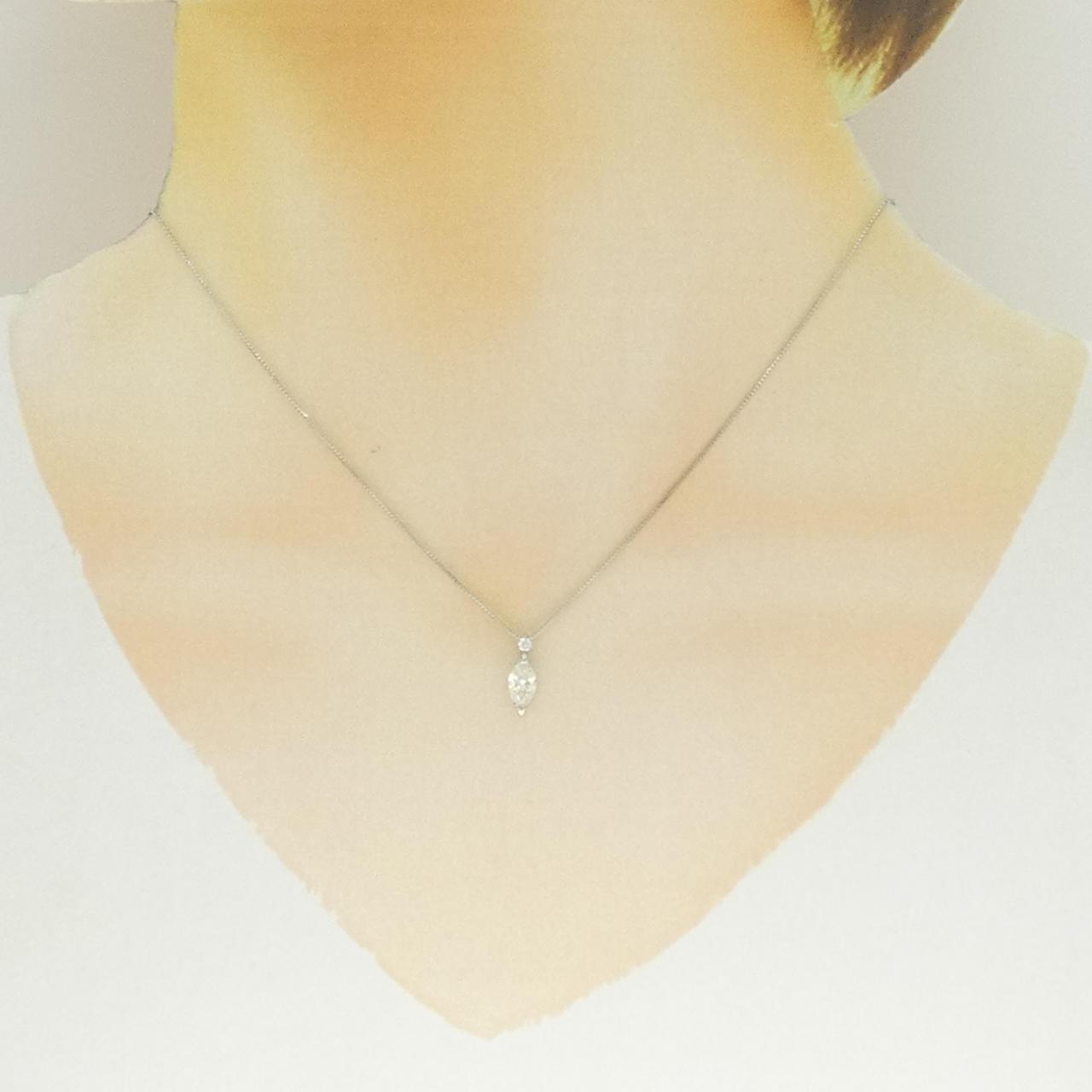 PT900/PT850 ダイヤモンド ネックレス 0.541CT