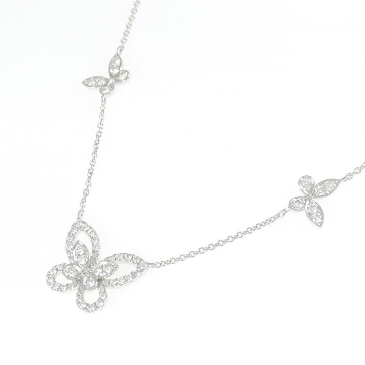 グラフ ミニ バタフライ シルエット ネックレス