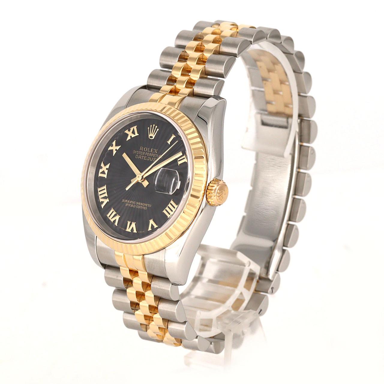 ロレックス デイトジャスト 116233 SSxYG 自動巻 F番