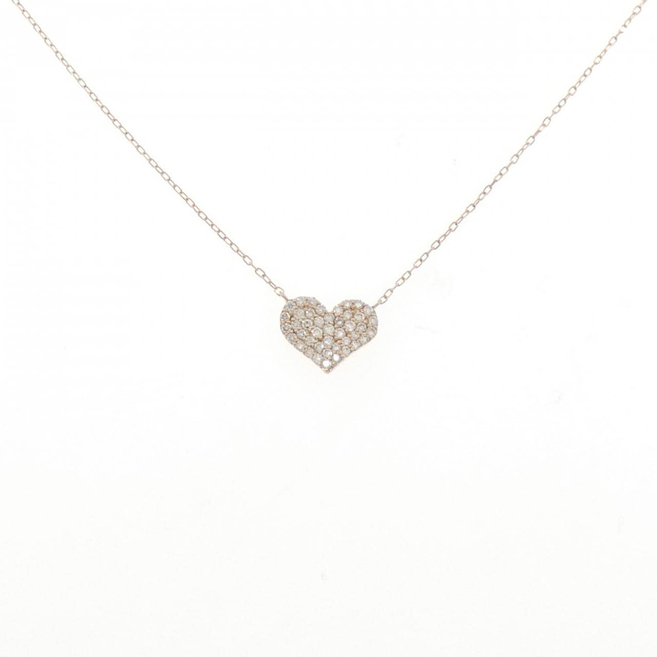サマンサティアラ ハート ダイヤモンド ネックレス 0.22CT