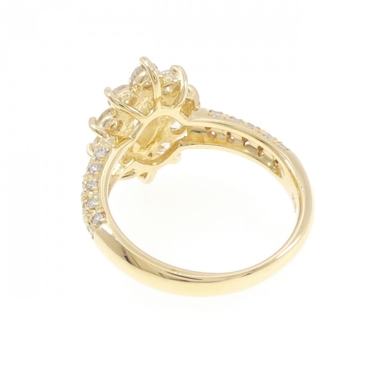 K18YG ダイヤモンド リング 0.382CT