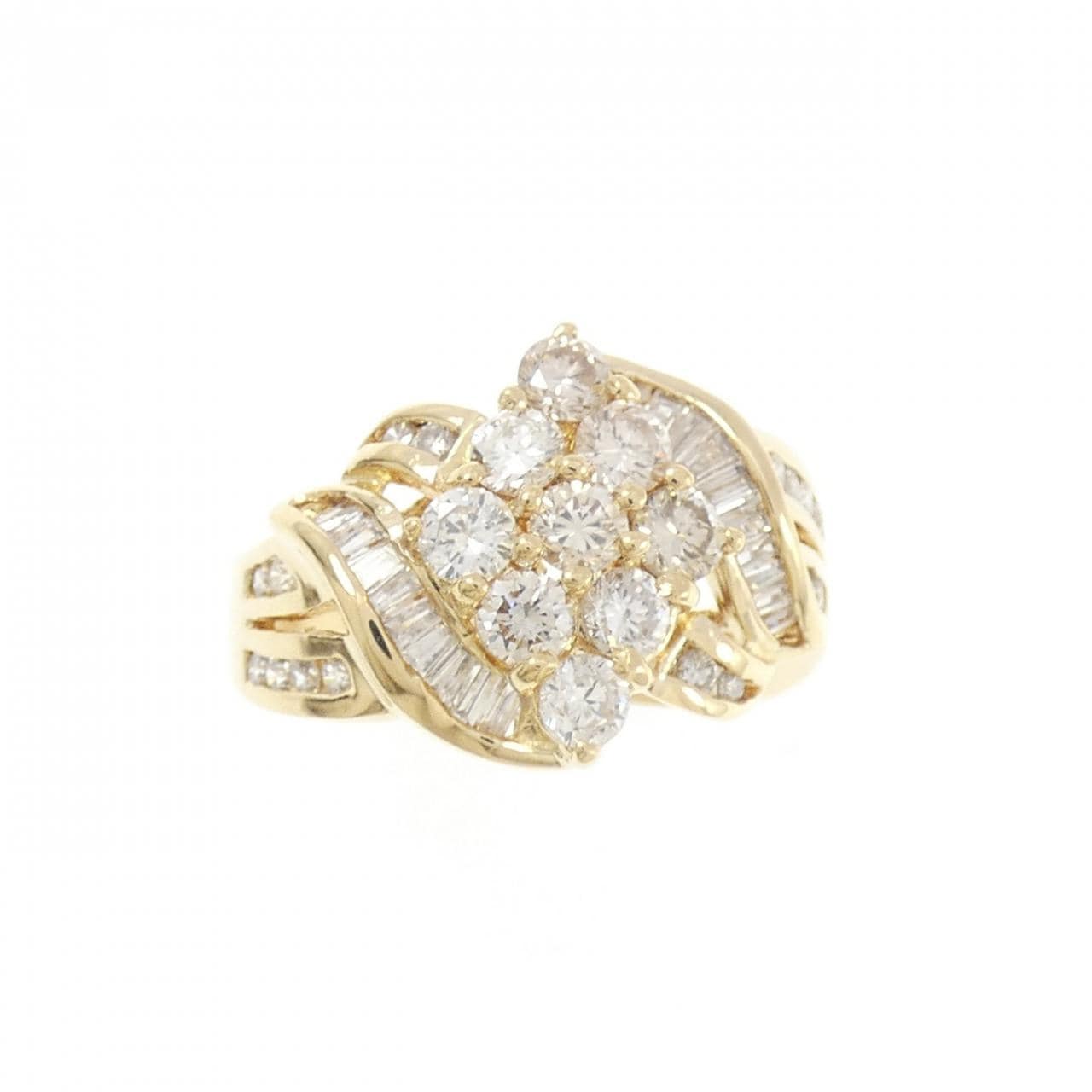 K18YG ダイヤモンド リング 1.40CT
