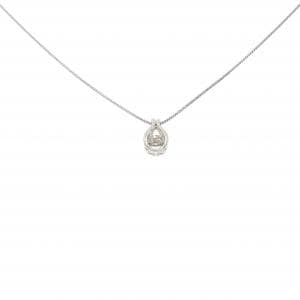 K18WG ダイヤモンド ネックレス 0.03CT