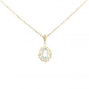 K18YG アクアマリン ネックレス 2.00CT
