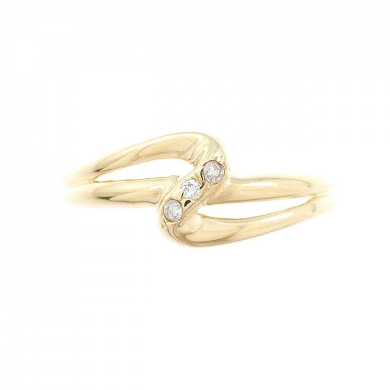 K18YG ダイヤモンド リング 0.03CT