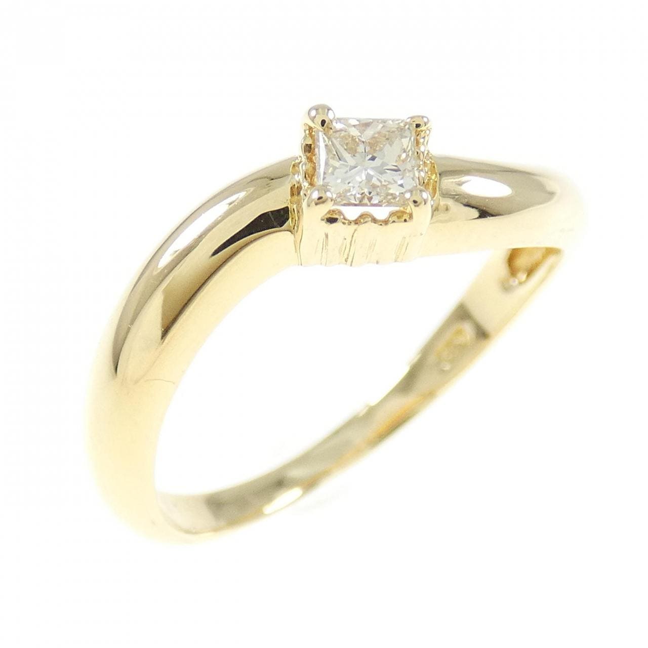 K18YG ダイヤモンド リング 0.16CT