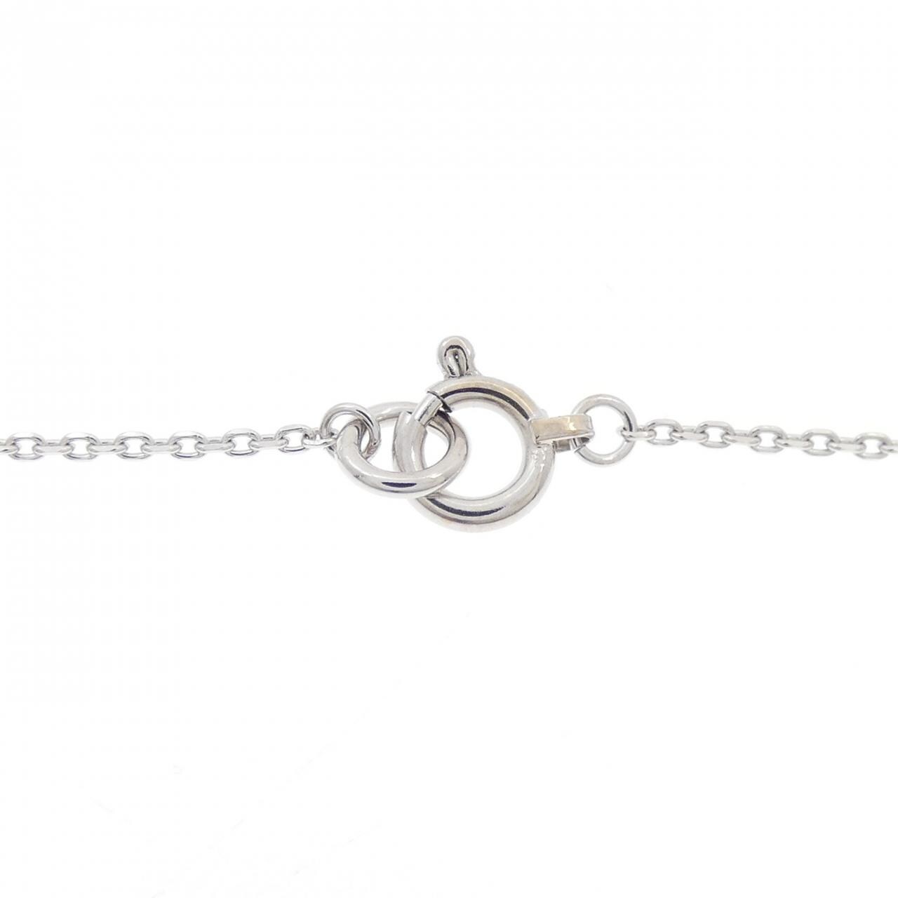 K18WG ダイヤモンド ネックレス 0.06CT