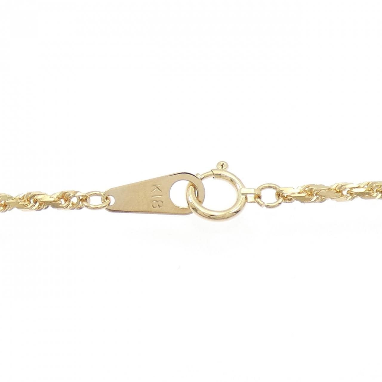 K18YG(枠) ルビー コイン ネックレス