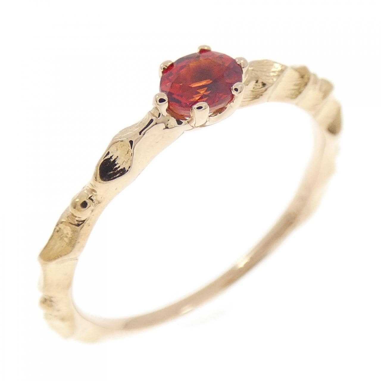 K18PG sapphire ring 0.32CT