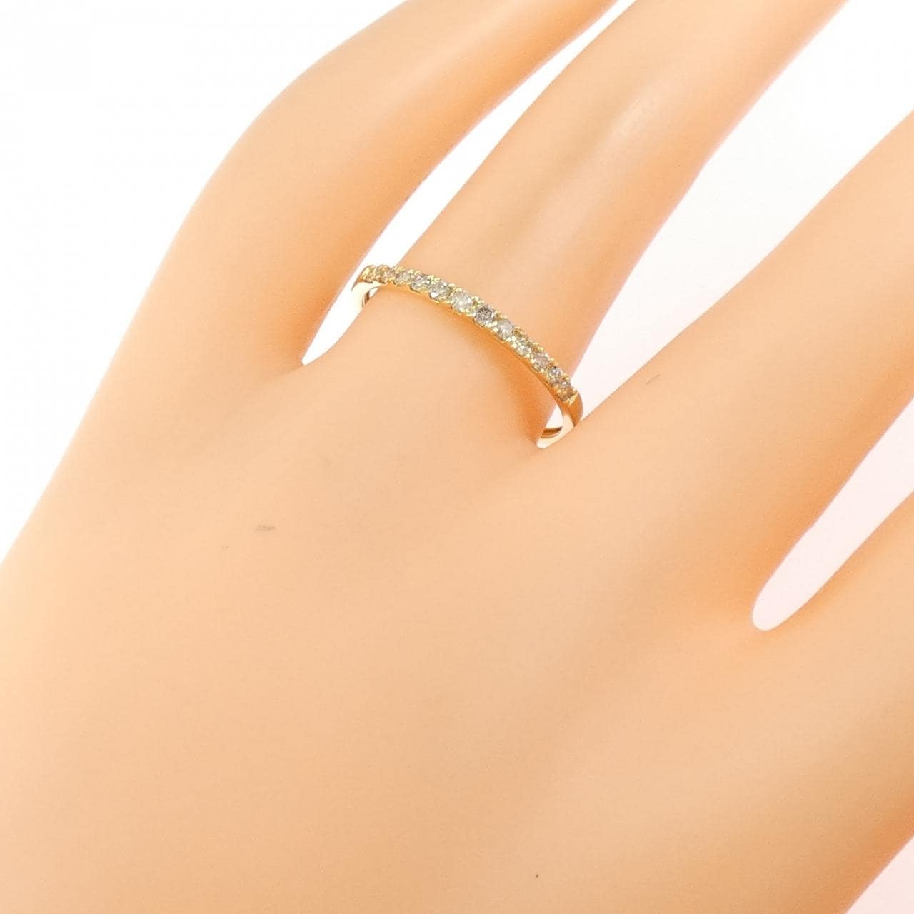 K18YG ダイヤモンド リング 0.15CT