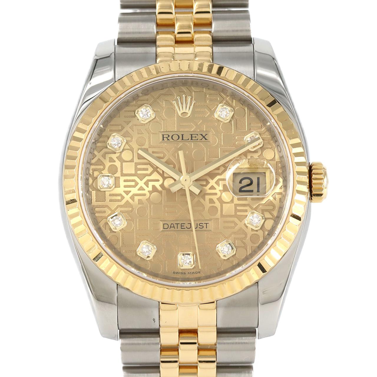 ROLEX Datejust 116233G SSxYG Automatic V number