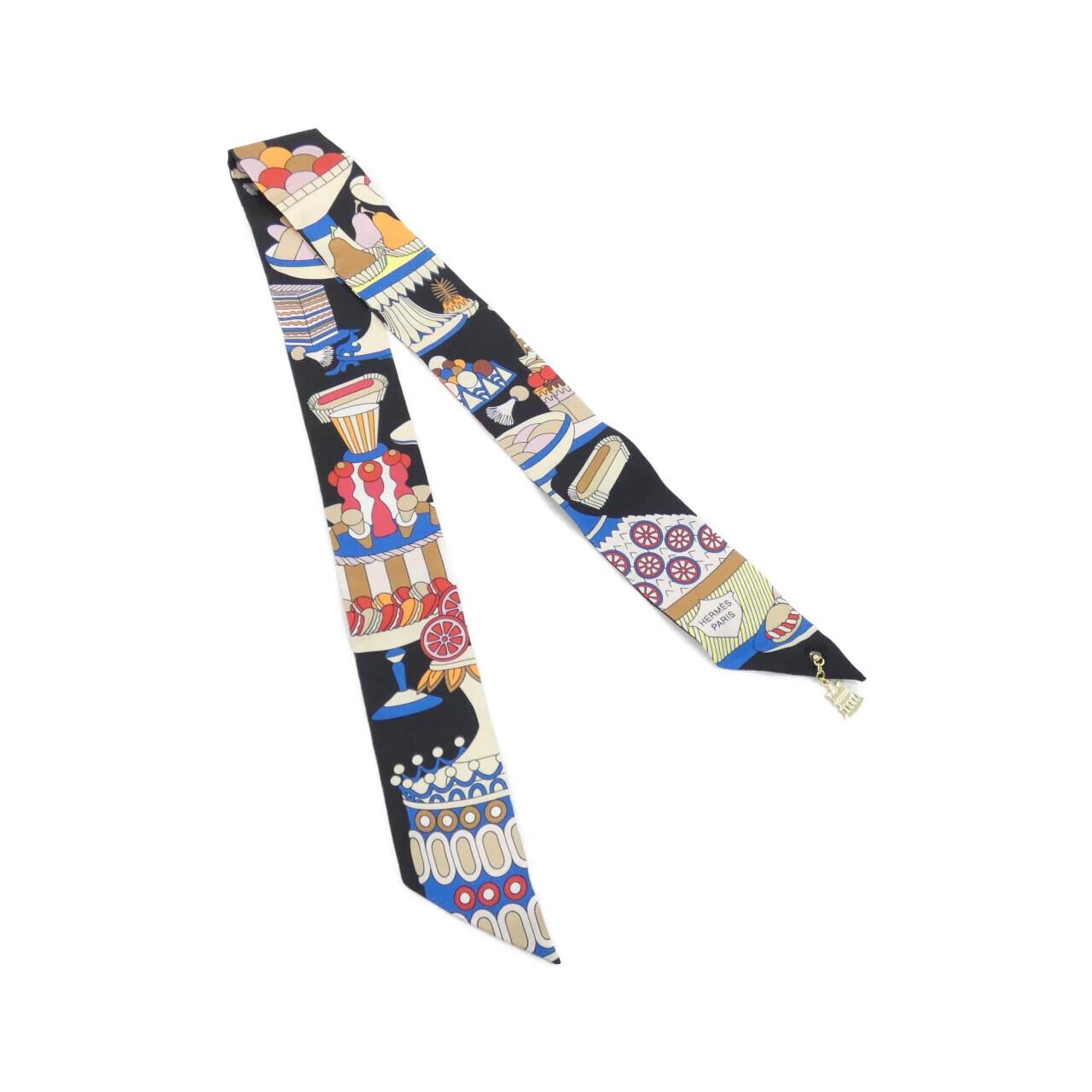 エルメス LA PATISSERIE FRANCAISE ツイリー チャーム 853336S スカーフ