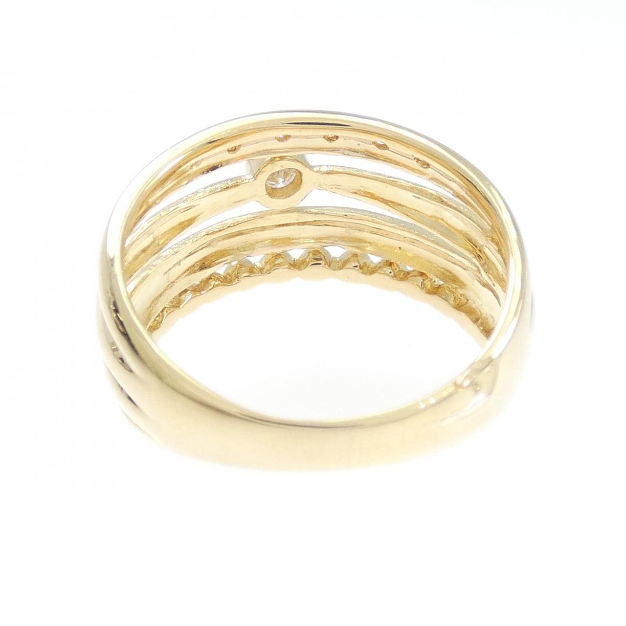 K18YG ダイヤモンド リング 0.10CT