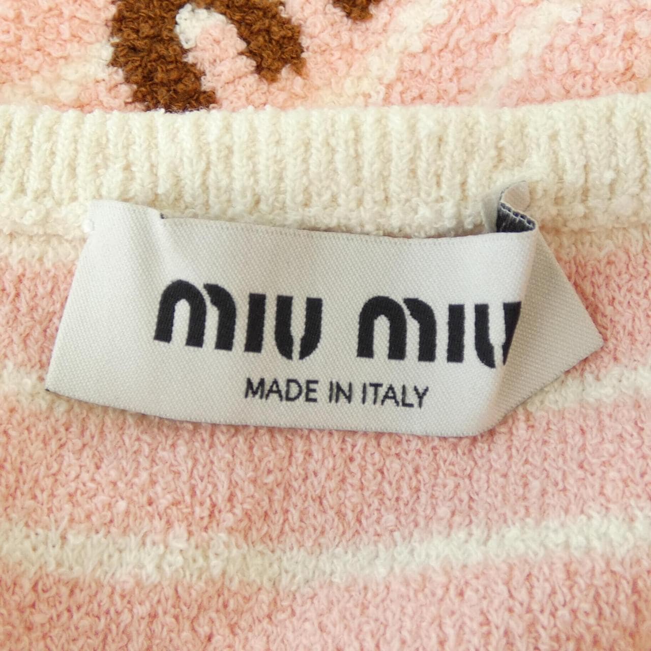 ミュウミュウ MIU MIU MIU MIU ロゴ MMV045 SEM0 119T キャミソール