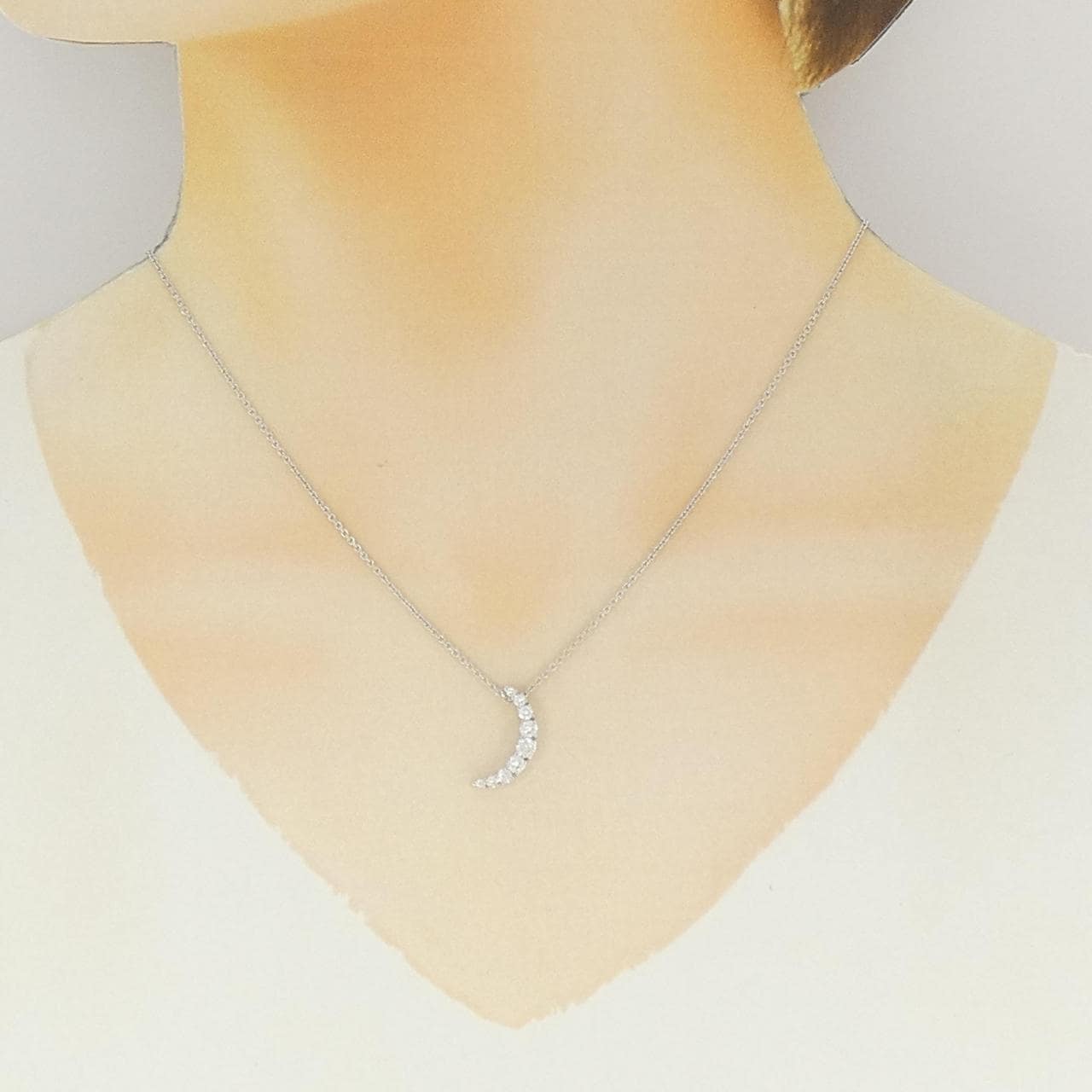 ミキモト ダイヤモンド ネックレス 0.35CT