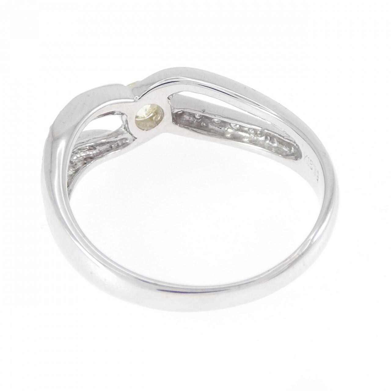 K18WG ダイヤモンド リング 0.23CT