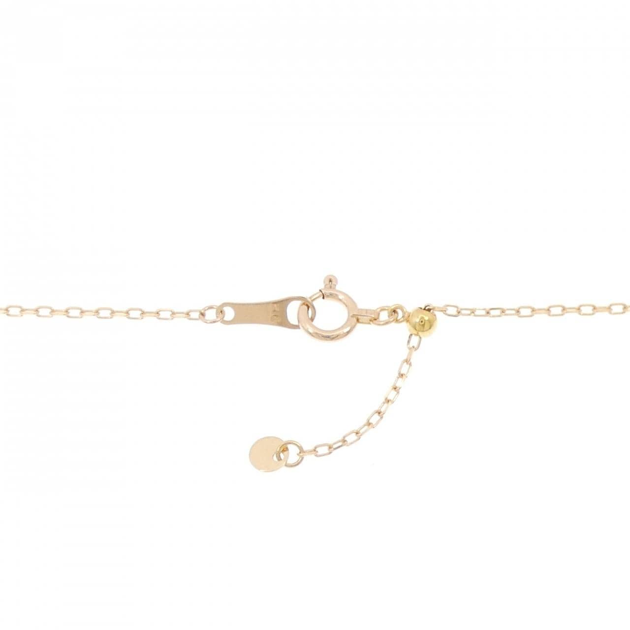 K18PG ダイヤモンド ネックレス 0.133CT