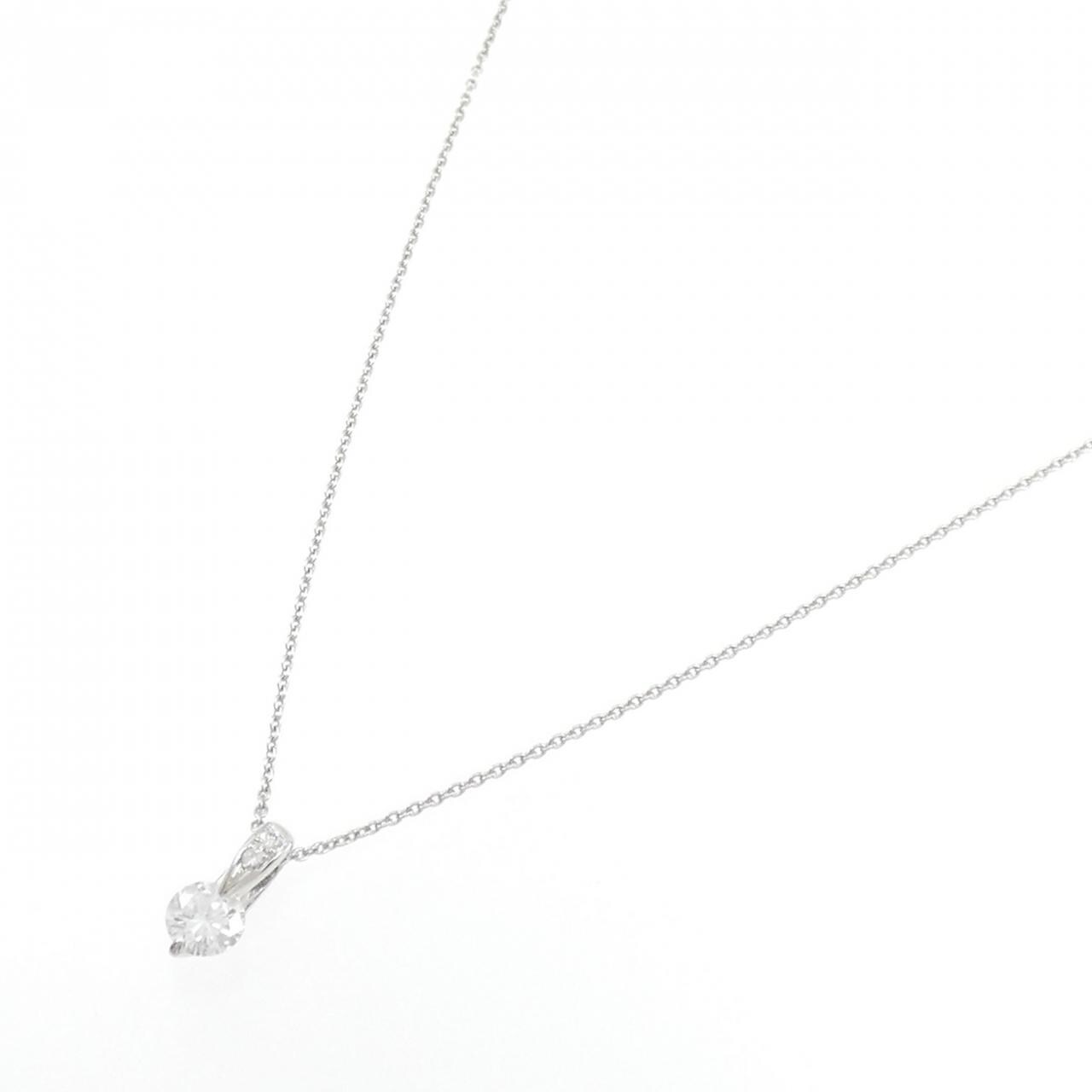 【リメイク】PT900/PT850 ダイヤモンド ネックレス 0.345CT E SI1 VG