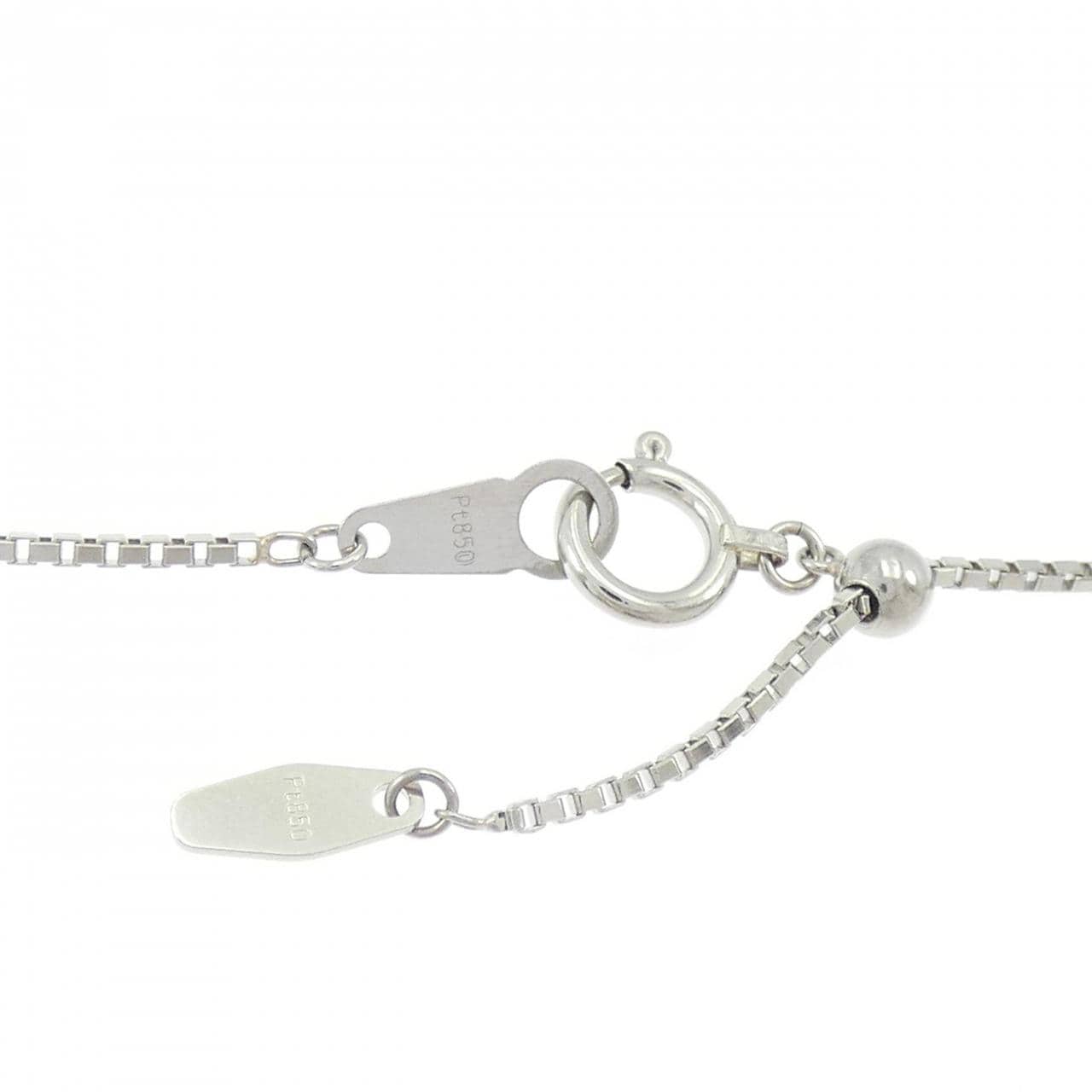 PT900/PT850 非加熱 サファイヤ ネックレス 4.18CT マダガスカル産