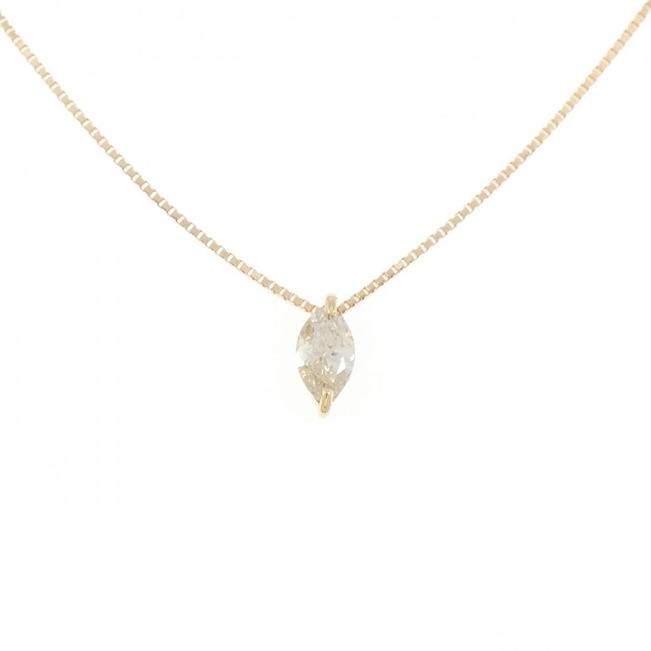K18YG ダイヤモンド ネックレス 0.43CT