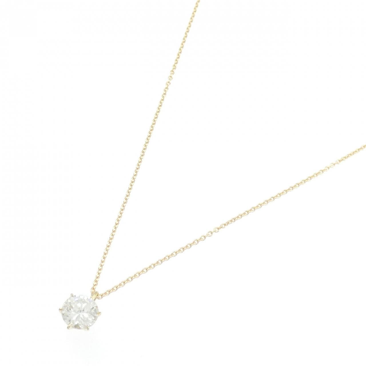【リメイク】K18YG ダイヤモンド ネックレス 0.587CT I I1 VG