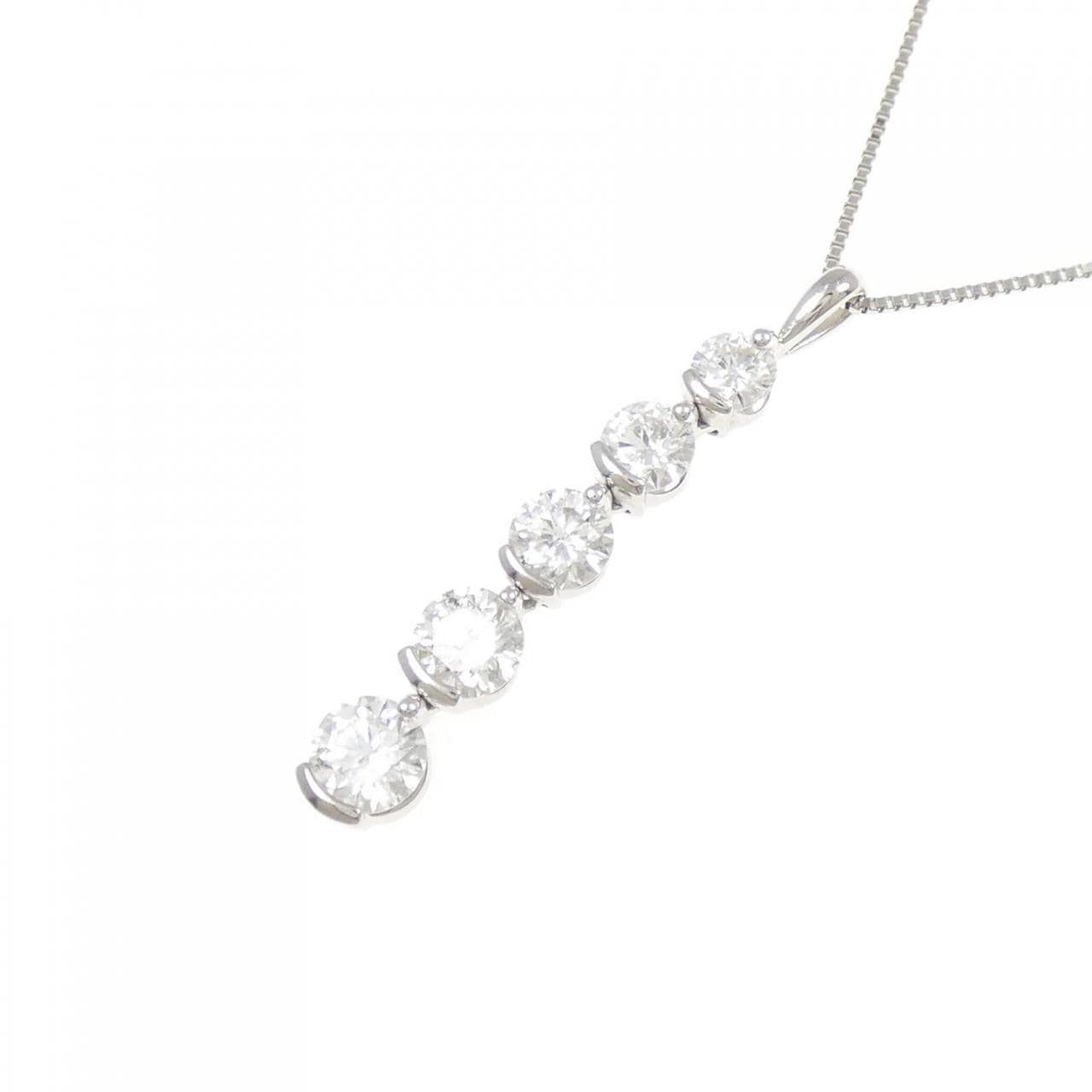 PT900/PT850 ダイヤモンド ネックレス 1.50CT