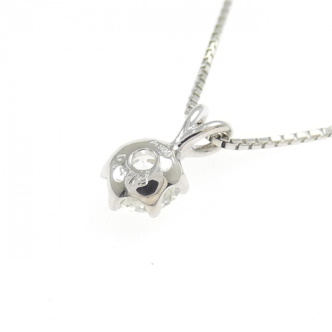 PT900/PT850 ダイヤモンド ネックレス 0.479CT I VS2 EXT H&C
