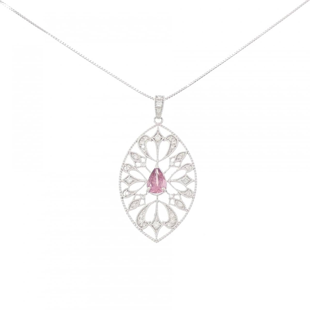 K18WG トルマリン ネックレス 1.14CT