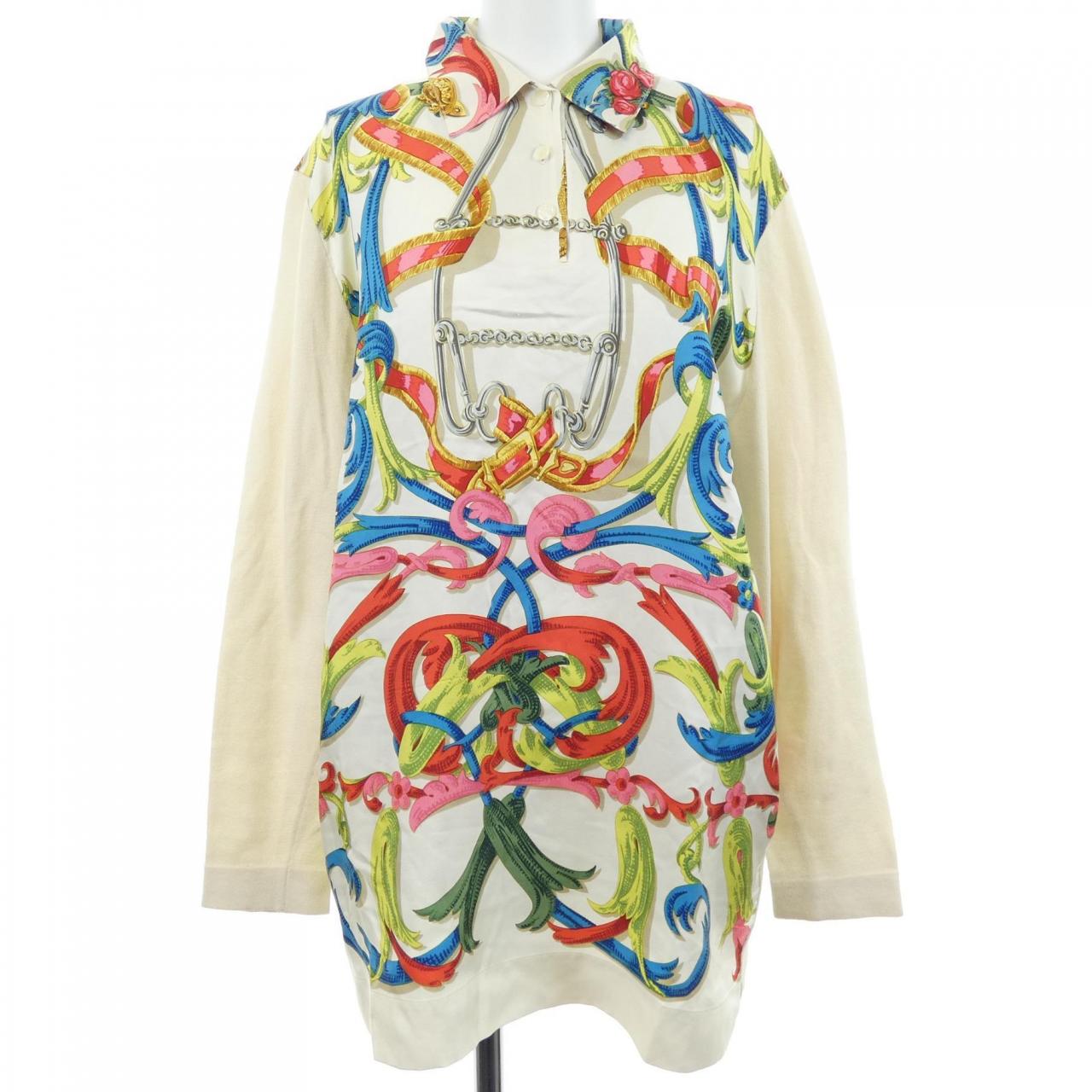 【ヴィンテージ】エルメス HERMES LE MORS A LA CONETABLE ツイルレーヌ. トップス