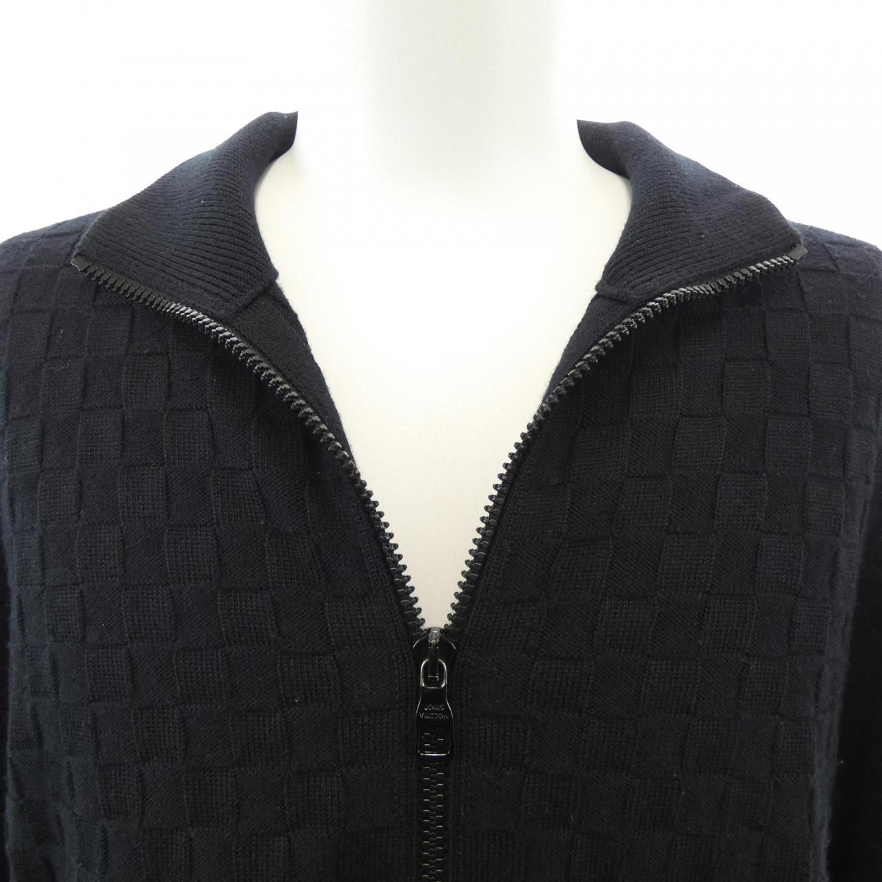 ルイヴィトン LOUIS VUITTON LVSEダミエシグネチャージップスルーカーディガン HJN41WVOR カーディガン