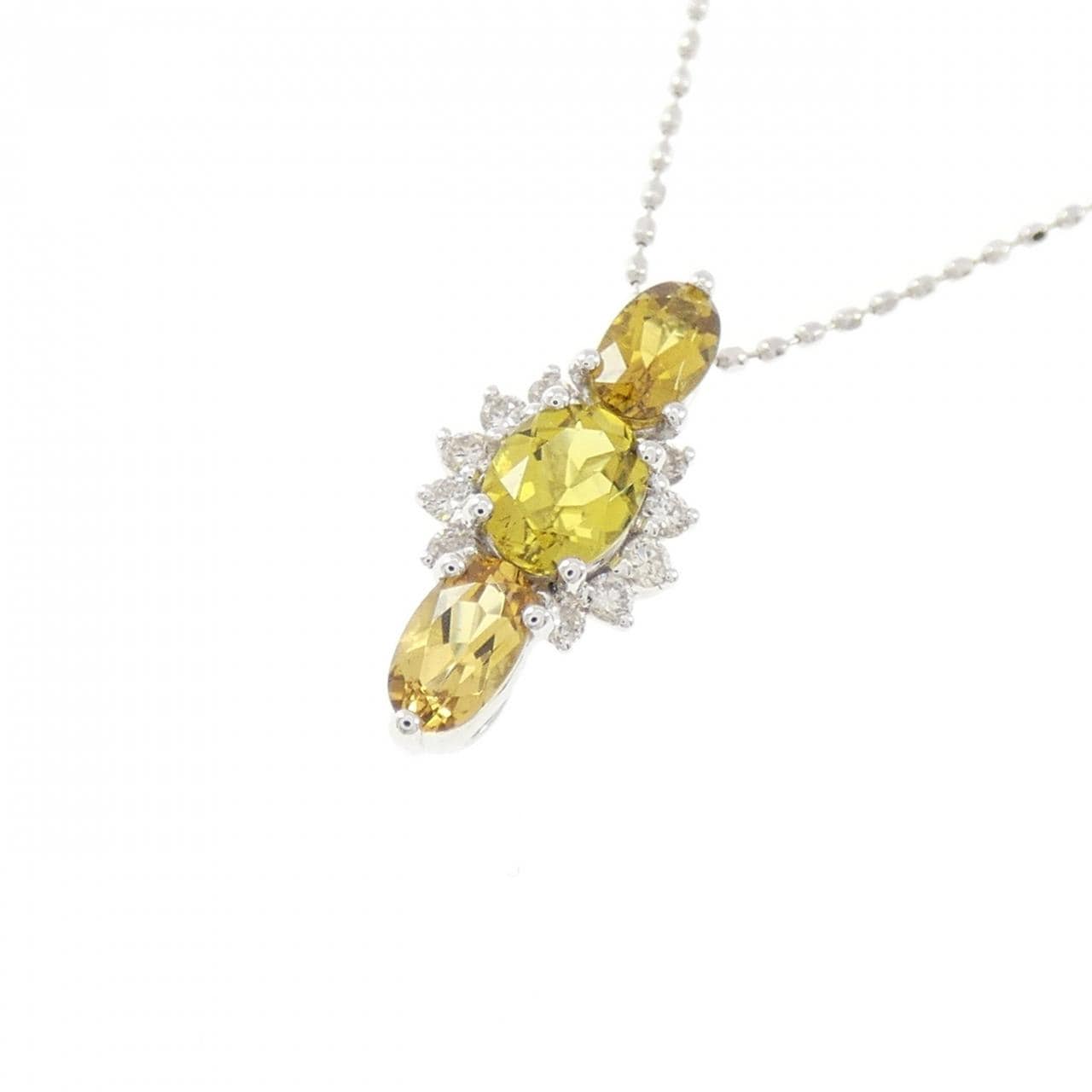 K18WG トルマリン ネックレス 0.67CT