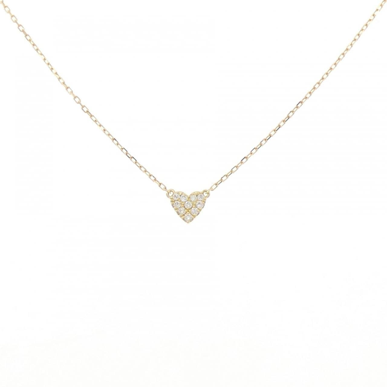 アーカー ハートパヴェ ネックレス 0.05CT