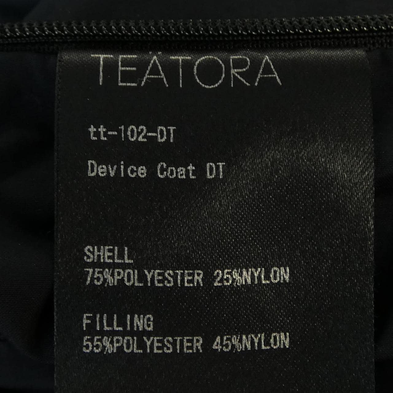 テアトラ TEATORA tt-102-DT コート