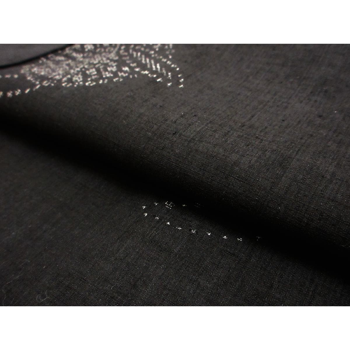 紬　【本場結城紬】証紙付　胴抜き仕立