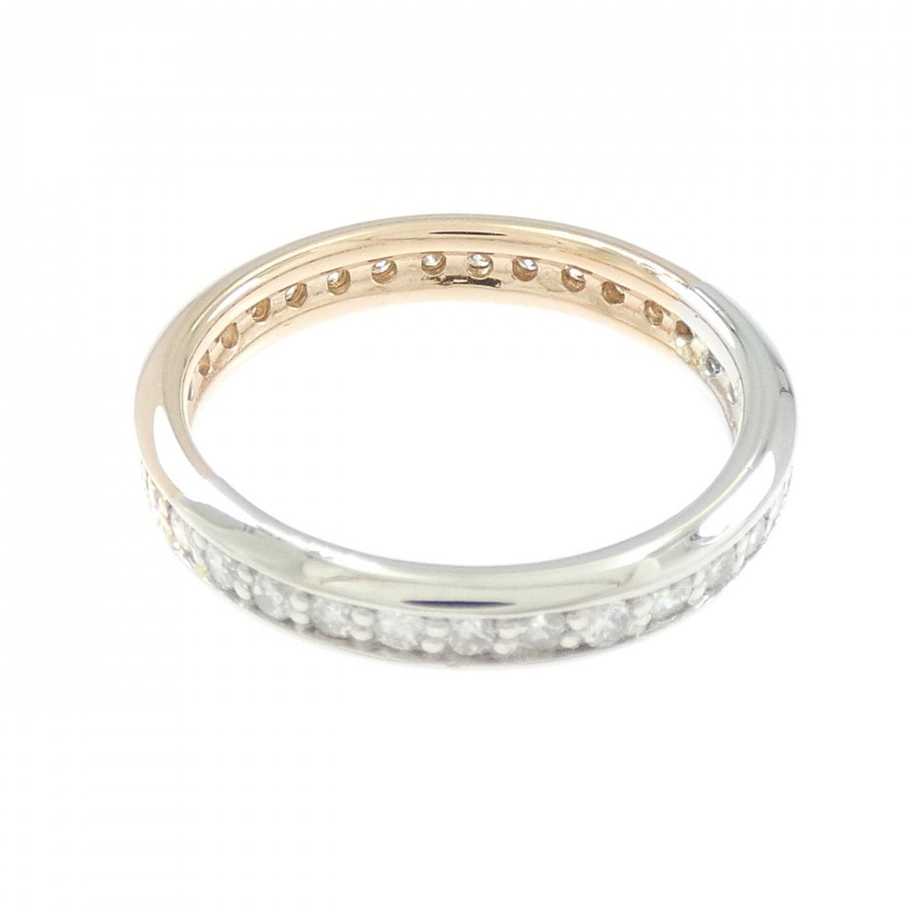 PT900/K18PG フルエタニティ ダイヤモンド リング 0.50CT