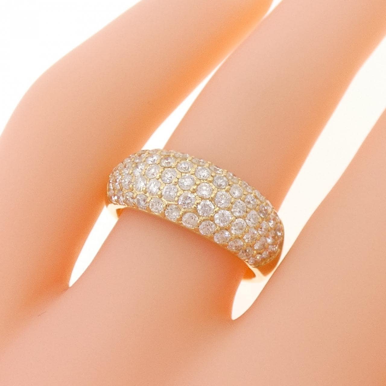K18YG ダイヤモンド リング 1.00CT