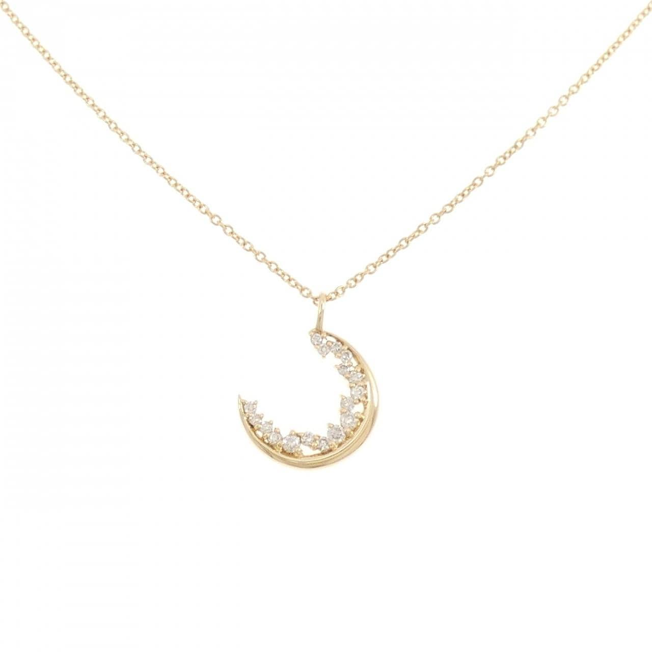 K18YG ダイヤモンド ネックレス 0.12CT
