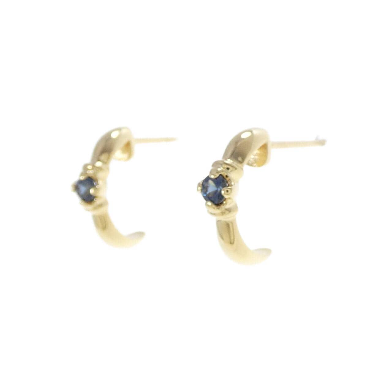 K18YG サファイヤ ピアス