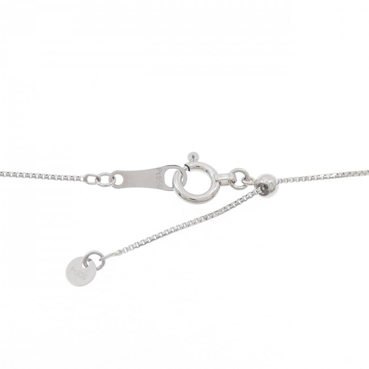 【新品】PT900/PT850 ダイヤモンド ネックレス 0.27CT