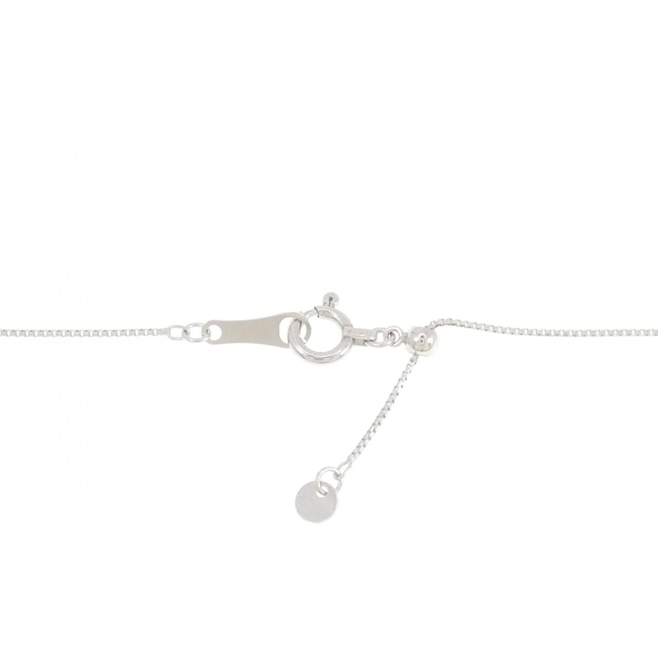 K18WG ダイヤモンド ネックレス 1.00CT