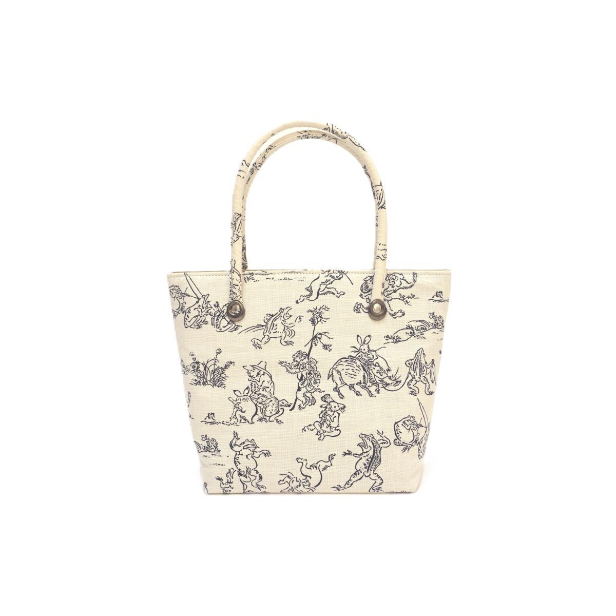 【新品】バッグ　鳥獣戯画