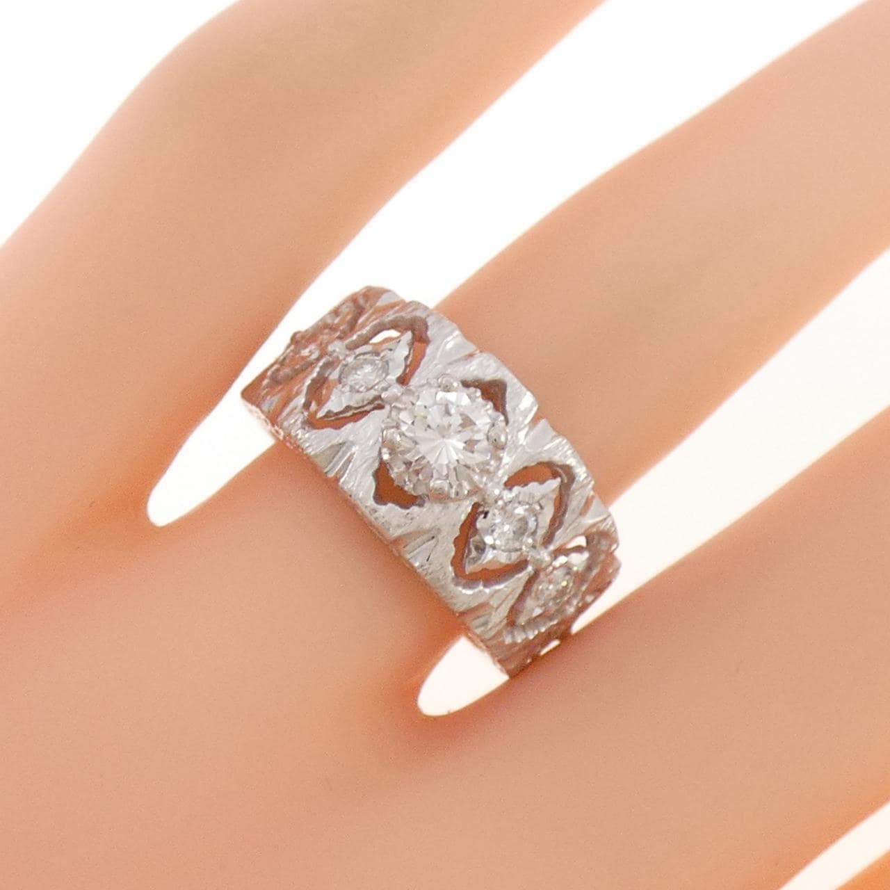 PT900 ダイヤモンド リング 0.381CT G SI1 Good