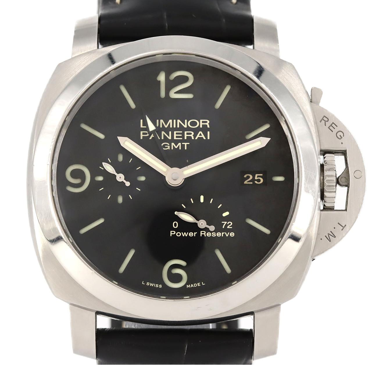 【無需保養】PANERAI Luminor 1950 3日動力儲存 GMT PAM00321 精鋼自動自動上弦